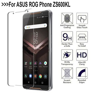 กระจกนิรภัยป้องกันรอยขีดข่วนสำหรับ ASUS rog Phone ZS 600 KL 2-ชิ้น