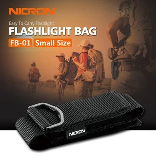 Nicron pouch flashlight bag use for B74e/H10R/B74/B74camo/B74uv/F51 place flashlights NRB-Bag FB-01