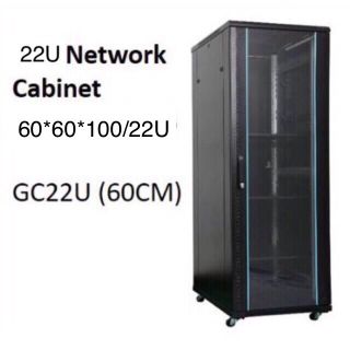 ตู้RACK 22U Network Cabinet แถมพัดลม ยี่ห้อGLINK