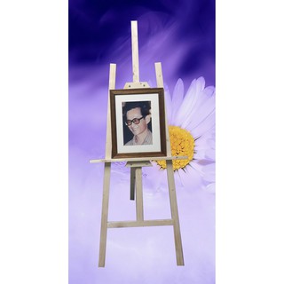 ขาตั้งกรอบรูป (นำไปประกอบเองได้) ทำจากไม้สน
