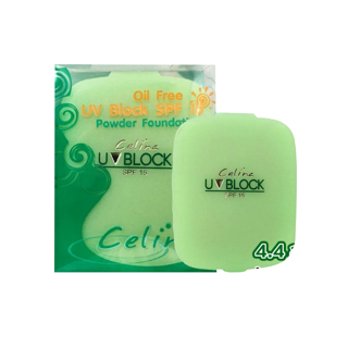 CELINA UV BLOCK OIL FREE POWDER FOUNDATION : เซลิน่า แป้งพัฟ (รีฟิว) abcmall