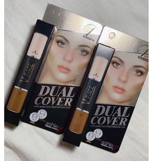 คอนทัวร์และไฮไลท์ Ashley dual cover แท่งสติ้ก No.02 ผิว 2 สี