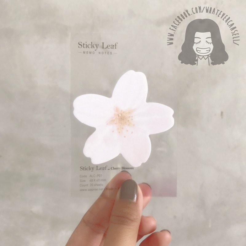 โพสอิท กระดาษโน๊ต Memo ลาย Cherry Blossom [JJ042]