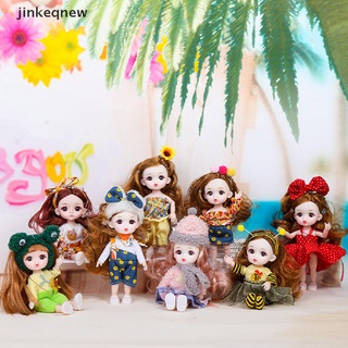 Jkth ตุ๊กตาเจ้าหญิงน่ารัก 16 ซม. พร้อมเสื้อผ้า bjd ob11 ของเล่น สําหรับเด็กผู้หญิง DIY JKK