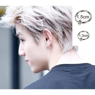 ต่างหูหนีบ สปริง ห่วงเปล่า ไม่ต้องเจาะหู พร้อมส่ง | NSPR |Clip On Nose Belly Button Ring - 1 ข้าง