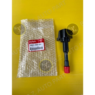 คอยล์จุดระเบิด Ignition coil ตัวยาวหลังเครื่อง แท้ ยี่ห้อ HONDA รุ่น JAZZ, CITY ปี 2003 - 2006 (I-DSI) รับประกัน 1 เดือน