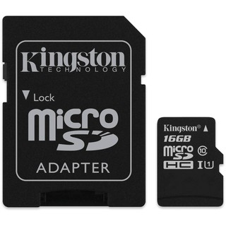 Kingston Micro SDHC TF Memory Card 16GB Class 10 80 Mb/s