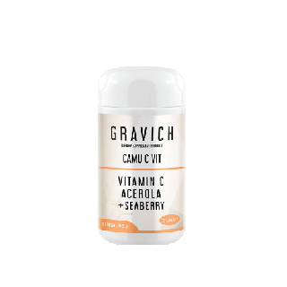 [ลดทันที 50 กรอกโค้ด B4UVFU5] Gravich Camu C Vit 30 capsules อาหารเสริม วิตามิน ซี สารสกัดผลไม้ธรรมชาติ ให้ผิวกระจ่างใส