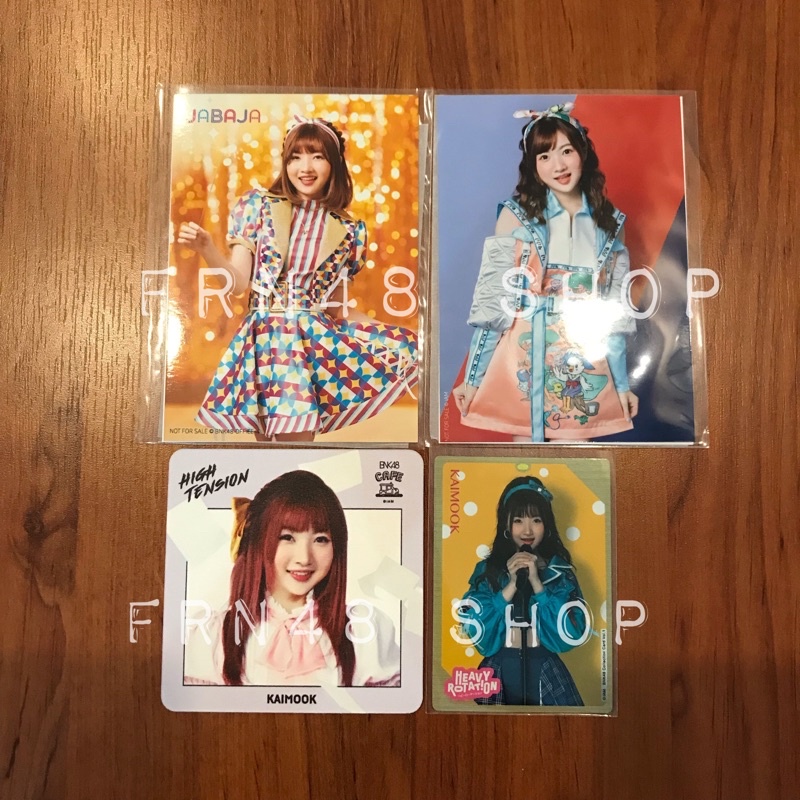 [Kaimook]รูปสุ่ม รูปปก ที่รองแก้ว Premium Card ไข่มุก BNK48 Jabaja, High Tension, Heavy Rotation, ดี