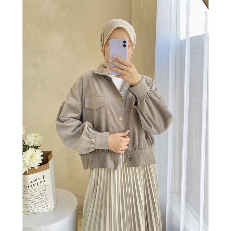 CORDUROY JACKET by EDMEE OUTFIT