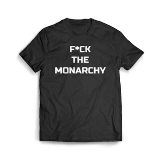 เสื้อผ้าผชเสื้อยืด พิมพ์ลาย The Monarchy FckS-5XL