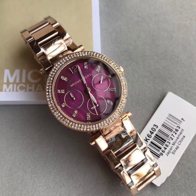 MK 6403. 33 mm. Women's Mini Parker Rose Gold-Tone Watch MK6403 ราคาพิเศษ |  Shopee Thailand