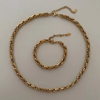 สร้อยสเตนเลส HER OBJECTIVE_HER TWIGGLE BOLD BRACELET/NECKLACE