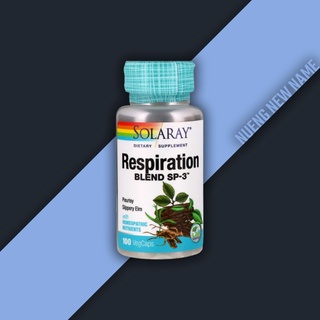 อาหารเสริมระบบทางเดินหายใจ Solaray, Respiration Blend SP-3, 100 VegCaps