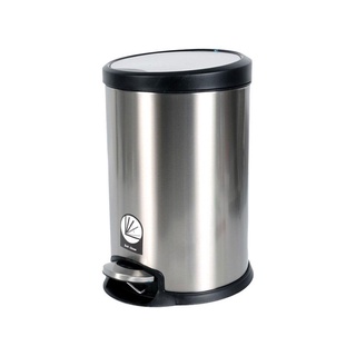 ถังขยะแบบเหยียบสแตนเลส Soft Closed รุ่น 11606-003 ขนาด 12 ลิตร สีเงินด้าน ถังขยะ Stainless Steel Pedal Trash Can Soft Cl