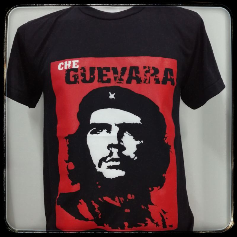 เสื้อChe​ guevara​ กรอบแดงผ้าบางนุ่มไม่มีตะเข็บข้าง