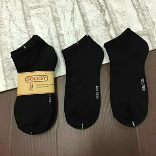 ถุงเท้าข้อสั้น Socksy (12คู่)แพ็คละ 120 บาท