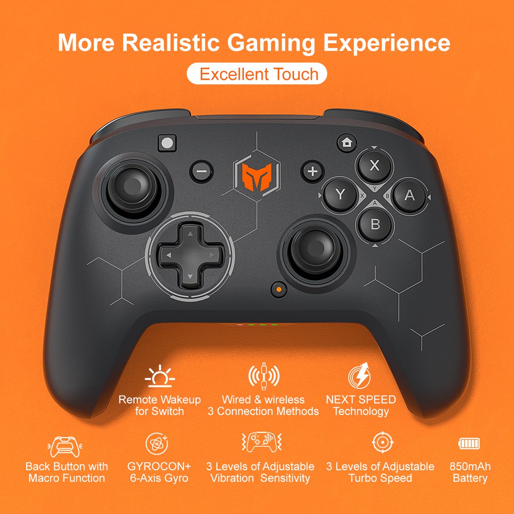 ตัวควบคุม Gamepad：BIGBIG WON Wireless Gaming Controller,Elitist S