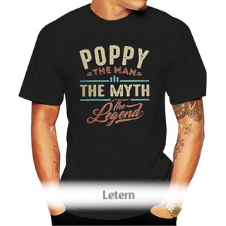 เสื้อยืดผ้าฝ้ายพิมพ์ลายแฟชั่น เสื้อยืดแขนสั้น ผ้าฝ้าย พิมพ์ลาย Poppy The Legend สําหรับผู้ชาย