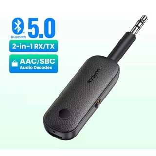 UGREEN 2in1 Bluetooth5.0 Transmitter and Receiver Wireless 3.5mm Adapter, Bluetooth Audio Car Adapter 5.0  รุ่น 80893