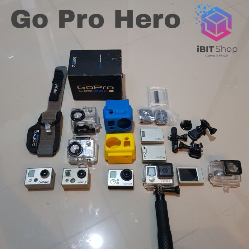 กล้อง GoPro Hero 1,2,3,4 Session (มือสองของแท้)