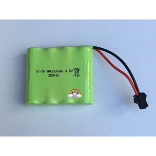 แบตเตอรี่หัวแจ็คดำ 4เซลล์ 4.8V 3500Mah กำลังไฟดี ทนทาน