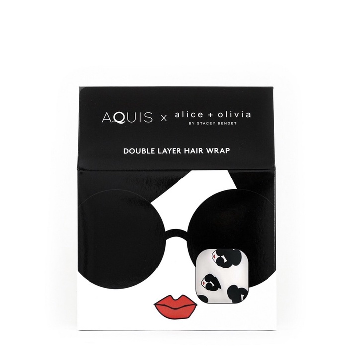 พร้อมส่ง AQUIS Hair Turban Double Layer Alice & Olivia (Limited Edition)