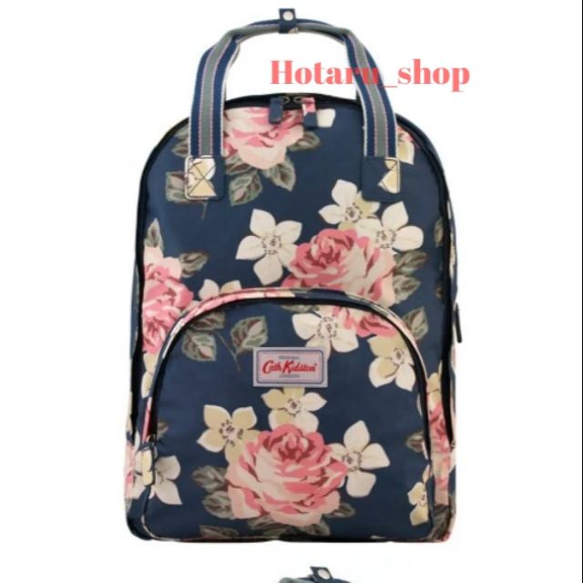 Cath Kidston Multi Pocket Backpack Bag กระเป๋าสะพายสไตล์วินเทจสุดฮิต