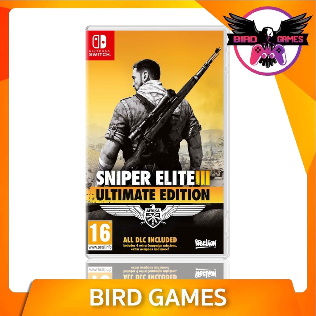 Sniper Elite 3 Ultimate Edition Nintendo Switch Game แผ่นแท้มือ1!!!!! (Sniper Elite 3 Switch)