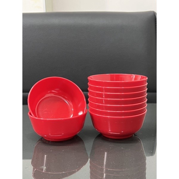 ถ้วยน้ำจิ้ม 3.5 นิ้ว สีแดง (1 ชิ้น) พลาสติก เนื้อ Hi-pact PS เครื่องครัว JJ DUO SHOP - รูปที่ 2
