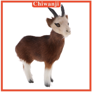 ( Chiwanji ) ตุ๊กตาแพะจําลองขนาด 4 นิ้ว