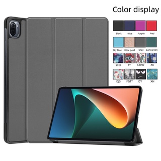 เคสแท็บเล็ตแบบบางพลิกตั้งได้สําหรับ Xiaomi Pad 5 Pro 5G 11" 2021 Tablet Case สําหรับ Xiaomi Pad 5 /Xiaomi Pad 5 Pro