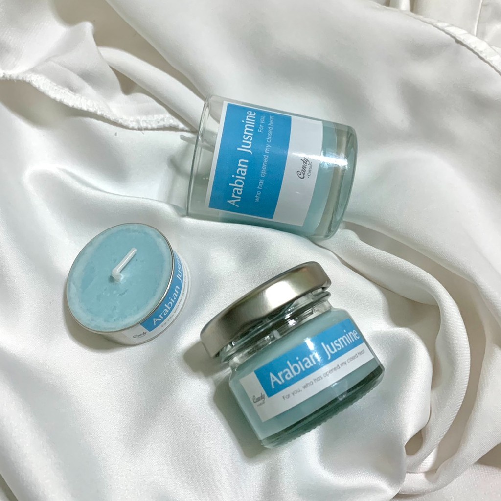 เทียนหอม กลิ่น อาราเบียน จัสมิน - Soy Candle Arabian Jusmine เทียนหอมไขถั่วเหลือง เทียน ของขวัญให้คนที่คุณรัก