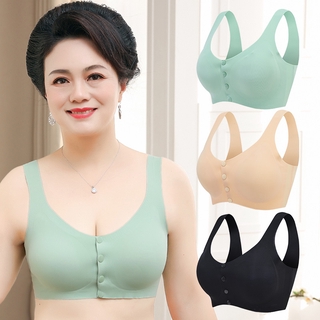 Women ice silk cooling push up bras front button bra บราชั้นในซิลิโคนติดกระดุมด้านหน้าสําหรับผู้หญิง 007