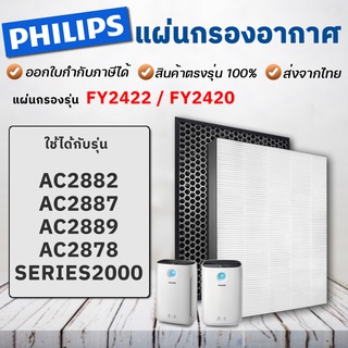 แผ่นกรองอากาศ Philips AC2887 ฟิลเตอร์กรองฝุ่น และ กลิ่น FY2422 / FY2420 สำหรับเครื่องฟอกอากาศ ฟิลิปส์