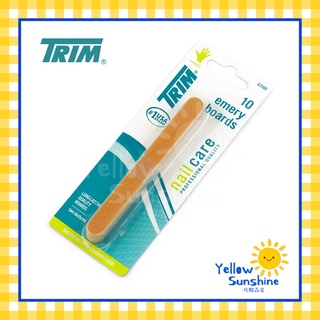 TRIM #1 USA Brand ตะไบกระดาษทรายสำหรับเล็บมือ-เท้า 10 ชิ้น ของแท้แบรนด์อเมริกา 10 Emery Boards Nail File