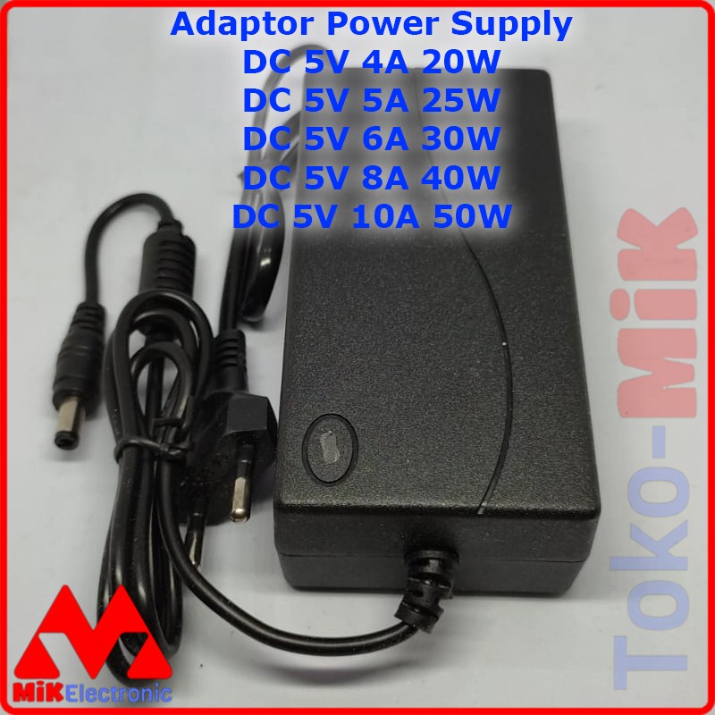 พาวเวอร์ซัพพลาย ADAPTER DC 5V 4A 5A 6A 8A 10A 5VDC DC5V 20W 30W 40W 50W