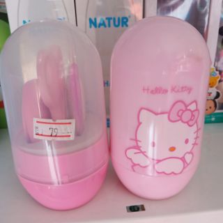 ชุดตัดเล็บของเด็กลดราคาเหลือ50บาทสีชมพู