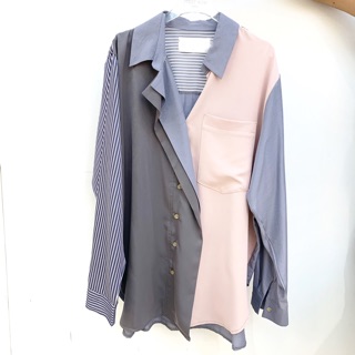 Pastel two tone poly shirt