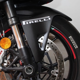 สติ๊กเกอร์ แนวยาว โลโก้ PIRELLI Sticker 1ชุดมี2ชิ้น