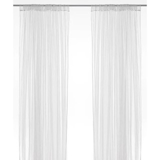 🔥พร้อมส่ง🔥 IKEA ผ้าม่าน ลิล แบบโปร่ง (Size 280*250 cm) LILL 1 คู่