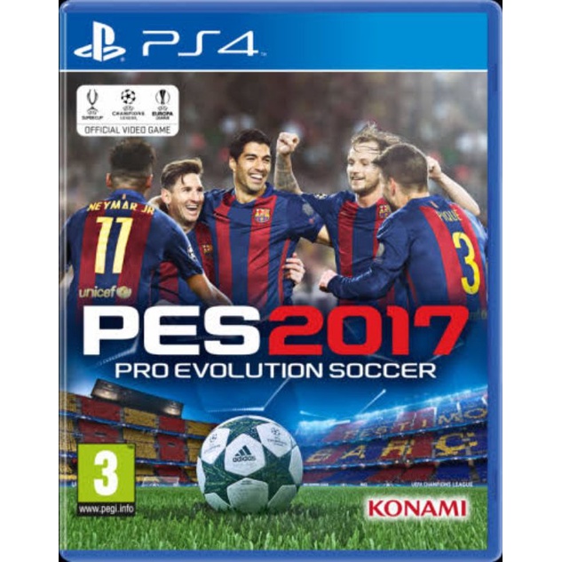 pro evolution soccer 2017 ps4 (มือสอง)