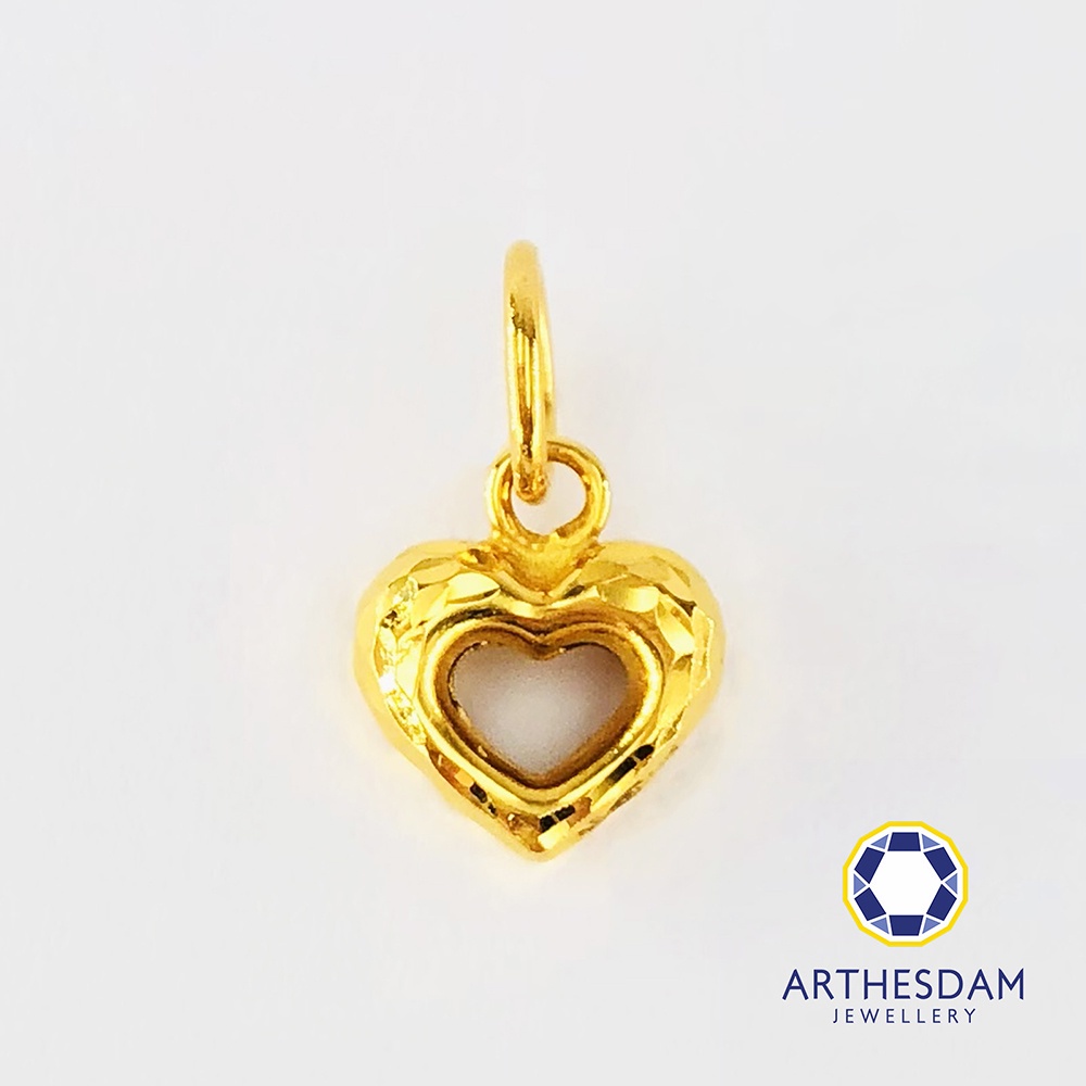 Arthesdam Jewellery 916 Gold Solo Heart Pendant [จี้]