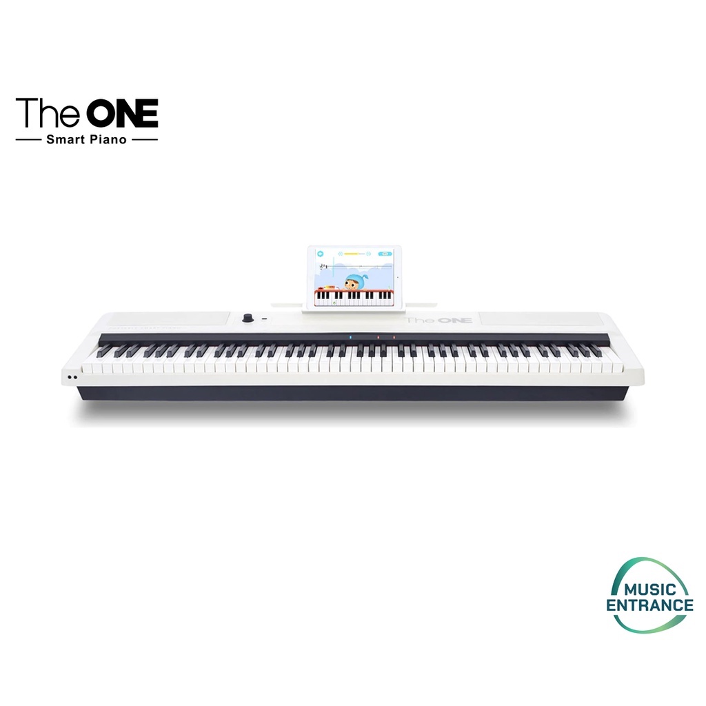 The ONE Smart Keyboard Pro Stage Piano คีย์บอร์ด เปียโน อัจฉริยะ 88คีย์ [สอนเล่นผ่านไฟ LED เชื่อมกับ App เปียโนไฟฟ้า]