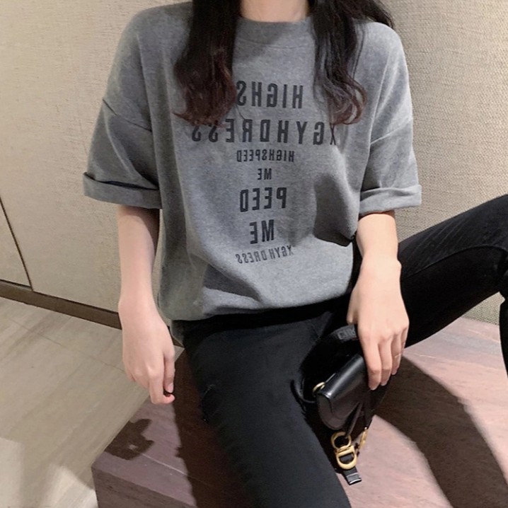 SUNDAY2020   เสื้อยืดสกรีนลายอักษรภาษาอังกฤษ   สุดปังสไตล์วัยรุ่นที่ไม่ควรพลาด ราคา ถูกที่สุด ดีลบีเคเค แกลเลอรีภาพที่ 8