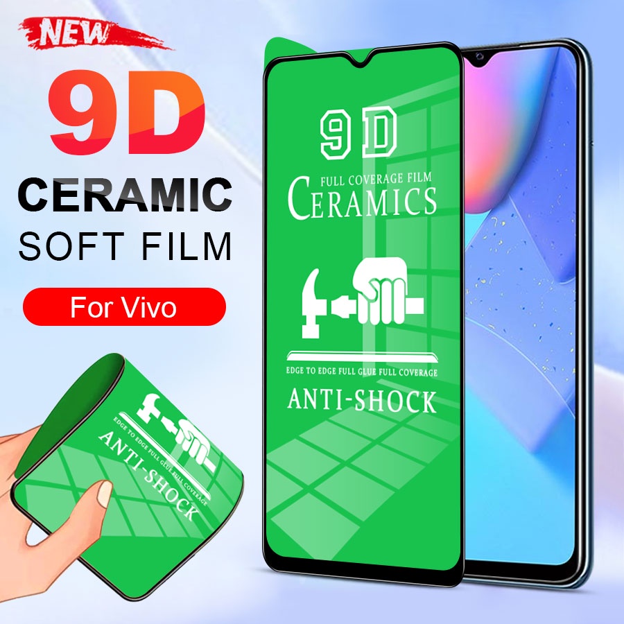 ฟิล์มเซรามิก(แบบใส)กันรอย ตกไม่ VIVO V20 V21 V21E V23E Y1S U10 Y11 Y12 Y15 Y17 Y19 Y91 Y91i Y91C Y93