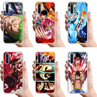 Case Cartoon One Piece Luffy OPPO A91/F15 เคส Case Soft TPU Silicone Matte Cover Casing เคสซิลิโค