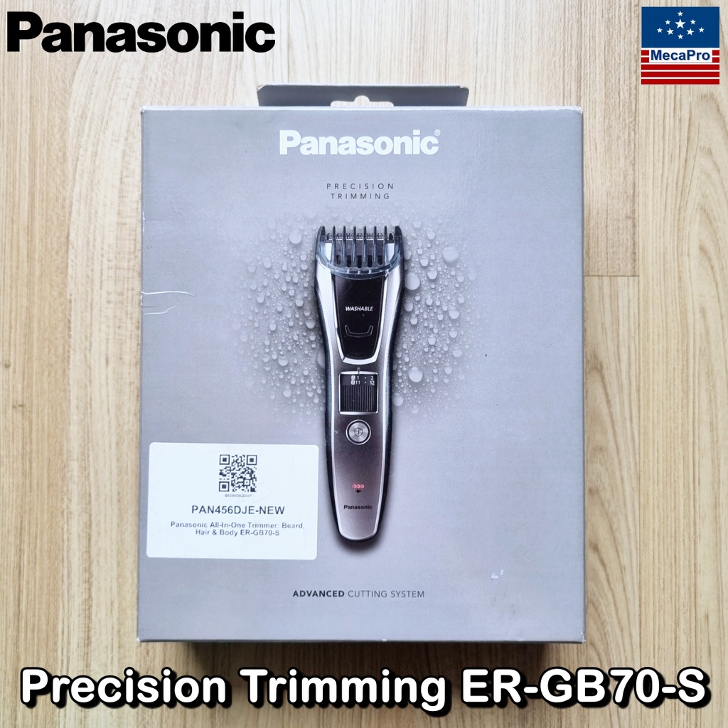 Panasonic® Precision Trimming ER-GB70-S พานาโซนิค เครื่องโกนขนไฟฟ้า Retractable, Hair Trimmer