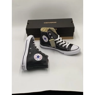 รองเท้าผ้าใบคอนเวิร์สเป็นหนัง(convers all stars หนังแท้)มีใซส์39….44 ไซส์ตรองปก ทางร้านมีฟรีกล่อง ใบเสร็จ