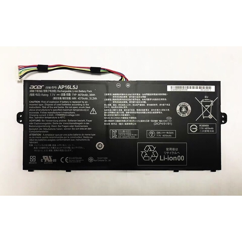 Acer Aspire SWIFT 5 SF514-52T-83U3 Spin 1 SF514 AP16L5J battery